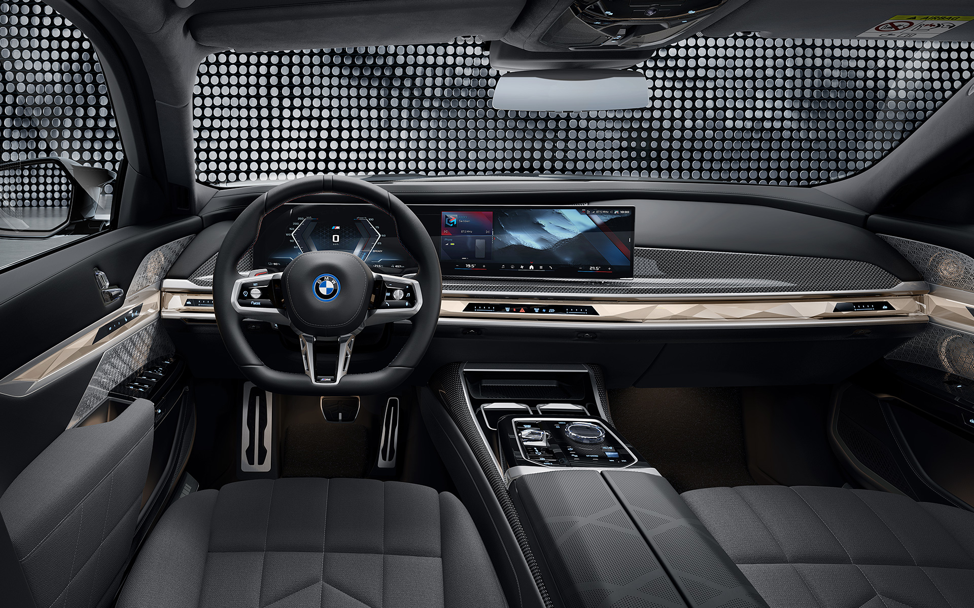 BMW i7 M70 xDrive G70 interieur cockpit