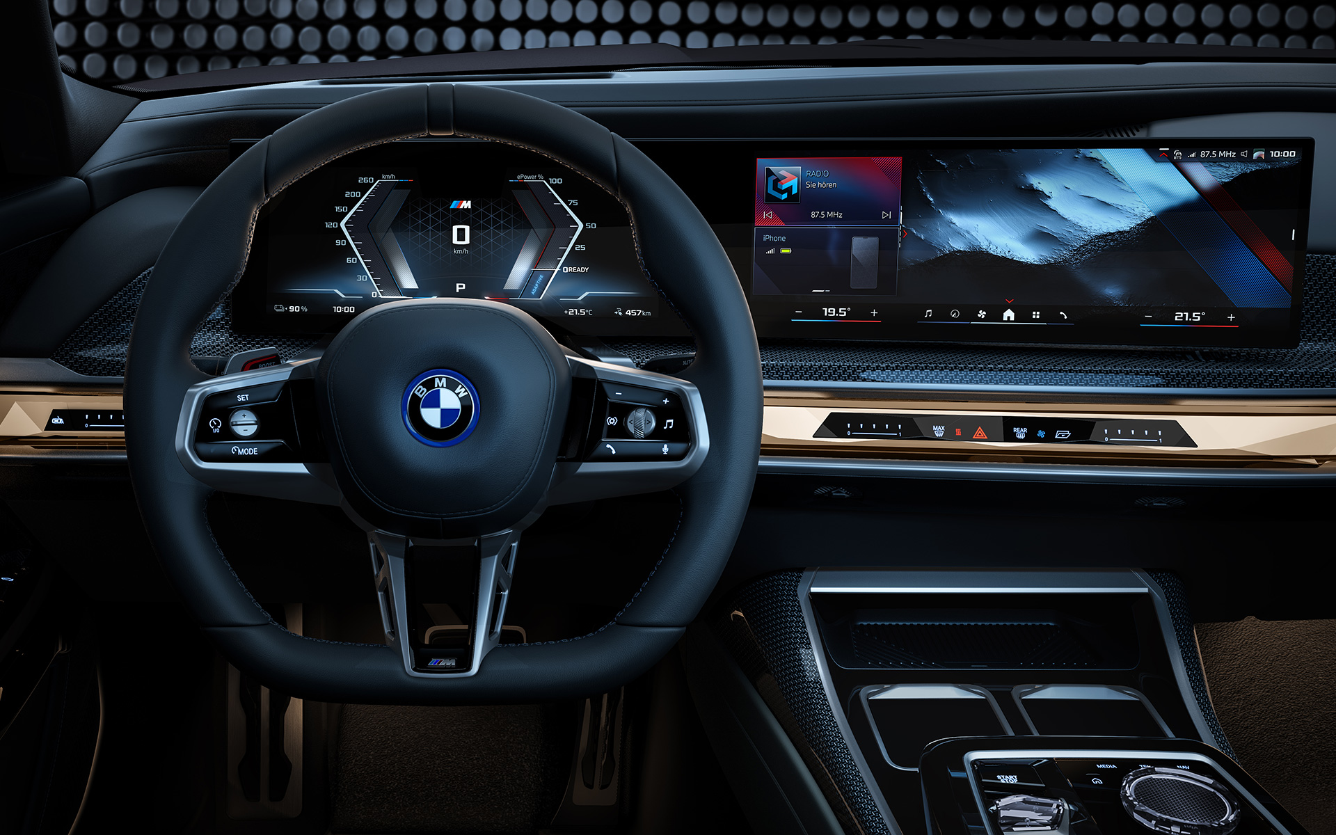 BMW i7 M70 xDrive G70 lederen M stuur